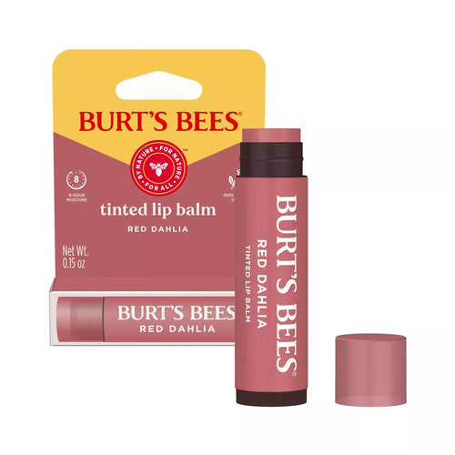 Burt'S Bees 8-Hour Hydrating Tinted Lip Balm - Red Dahlia - 0.15Oz/1Pk: Paraben & Sulfate-Free,