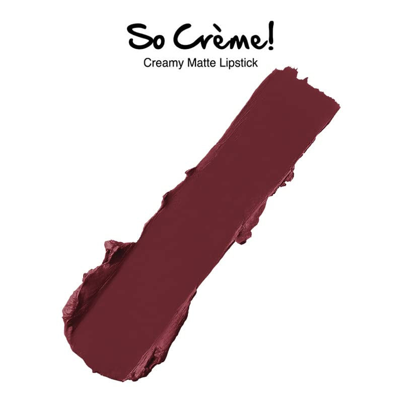 Cosmetics so Creme Creamy Matte Lipstick - Long-Lasting Lip Color for Women - Weightless Lipstick with Velvety Texture - Nailed It - 0.1 Oz