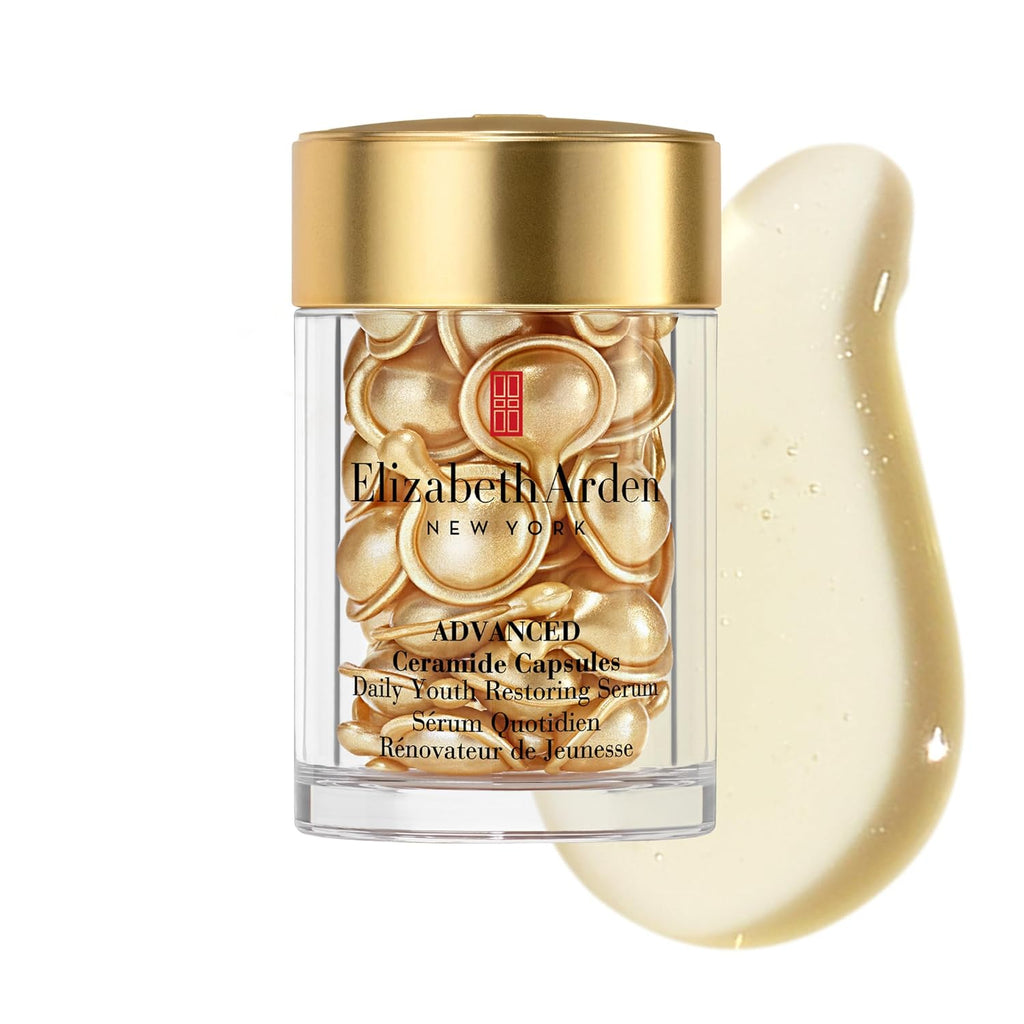 Advanced Ceramide Face Serum Capsules, Anti-Aging Skincare, Fragrance-Free Hydrating Formula for Radiant, Firm Skin, Nourishing and Strengthening