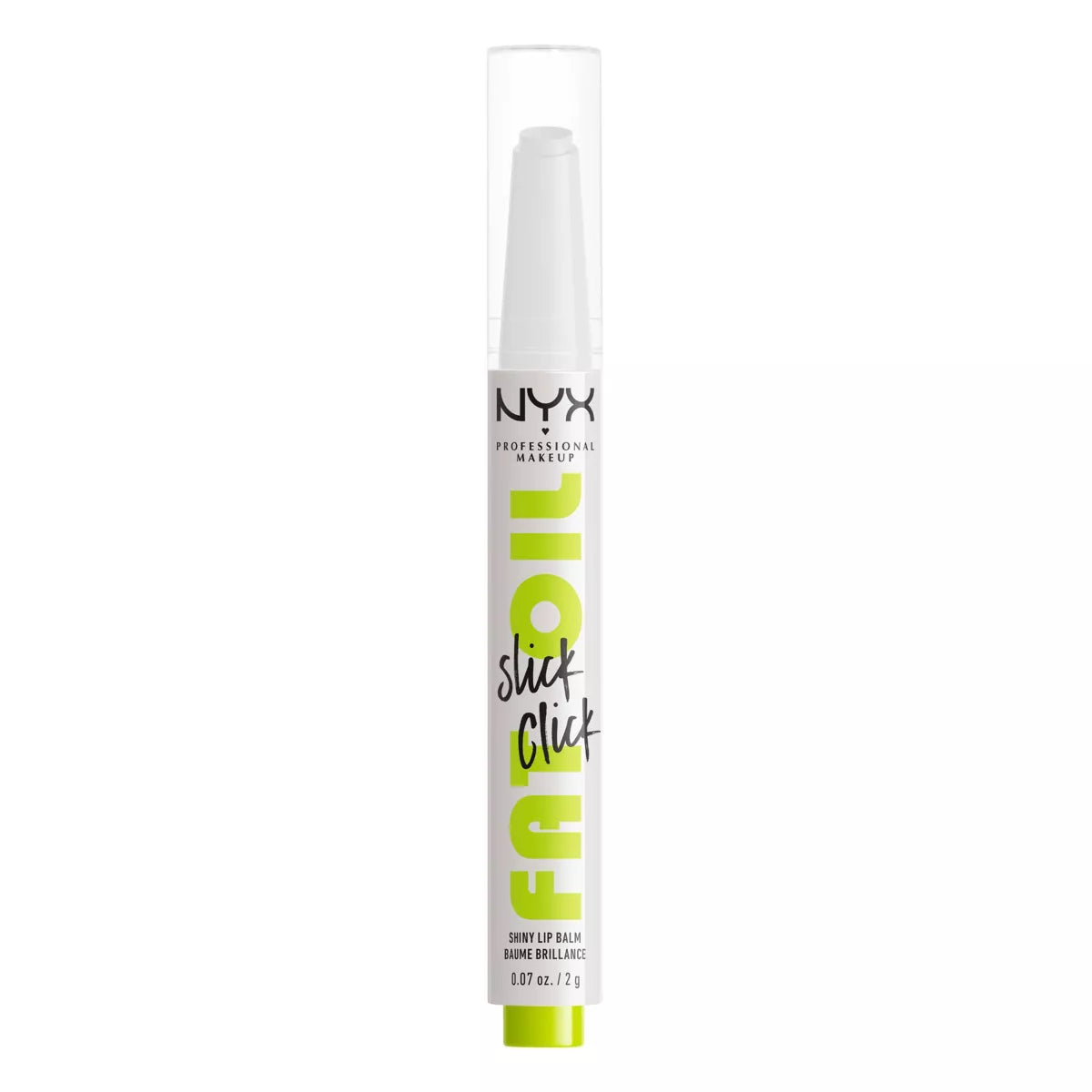 NYX Professional Makeup Fat Oil Slick Click Tinted Lip Balm - 0.07Oz