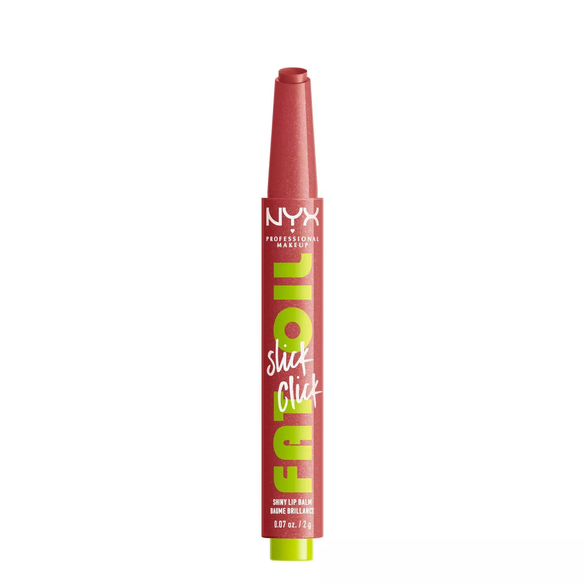 NYX Professional Makeup Fat Oil Slick Click Tinted Lip Balm - 0.07Oz