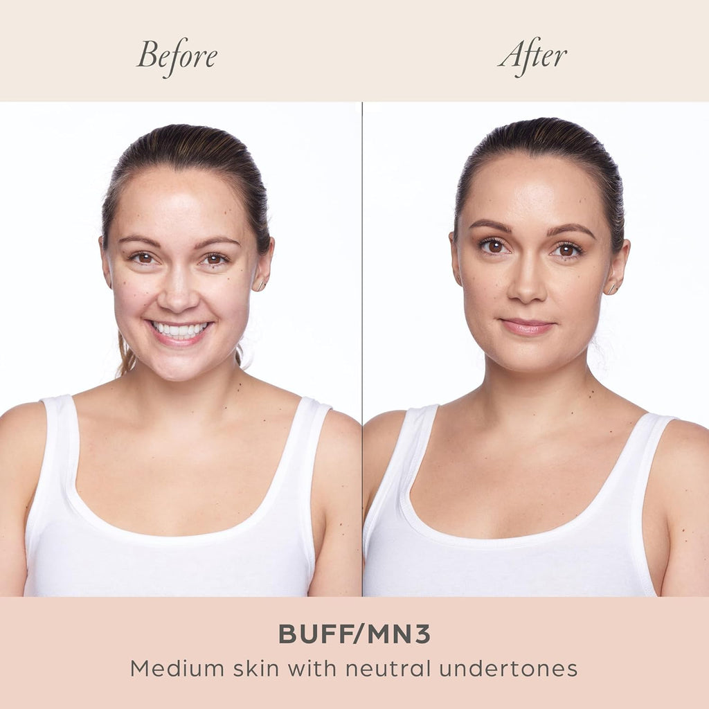 PÜR MINERALS 4-In-1 Love Your Selfie Foundation & Concealer - Longwear Medium-To-Full Coverage Liquid Makeup Foundation with Hydrating Blend for Refined-Looking, Natural Beauty Glow & Skin Texture