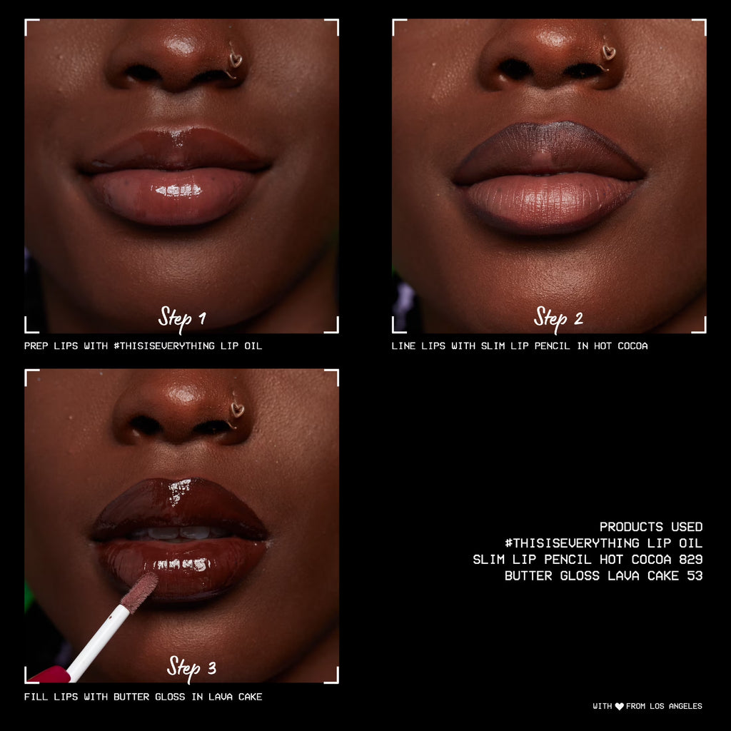 Butter Gloss, Non-Sticky Lip Gloss, Butterscotch, 0.27 Oz