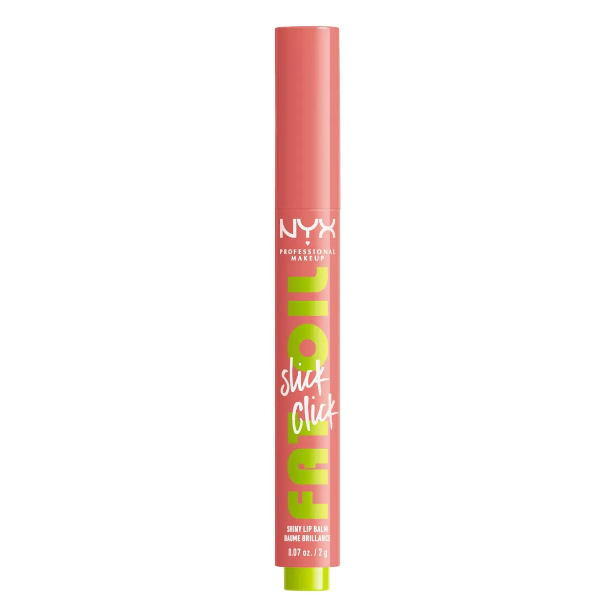 NYX Professional Makeup Fat Oil Slick Click Tinted Lip Balm - 0.07Oz