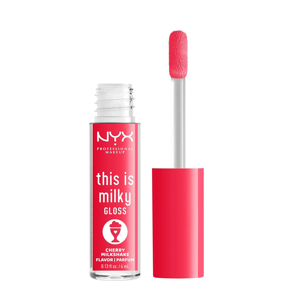 This Is Milky Gloss, Lip Gloss with 12 Hour Hydration, Vegan - Cherry Milkshake (Cherry Pink)
