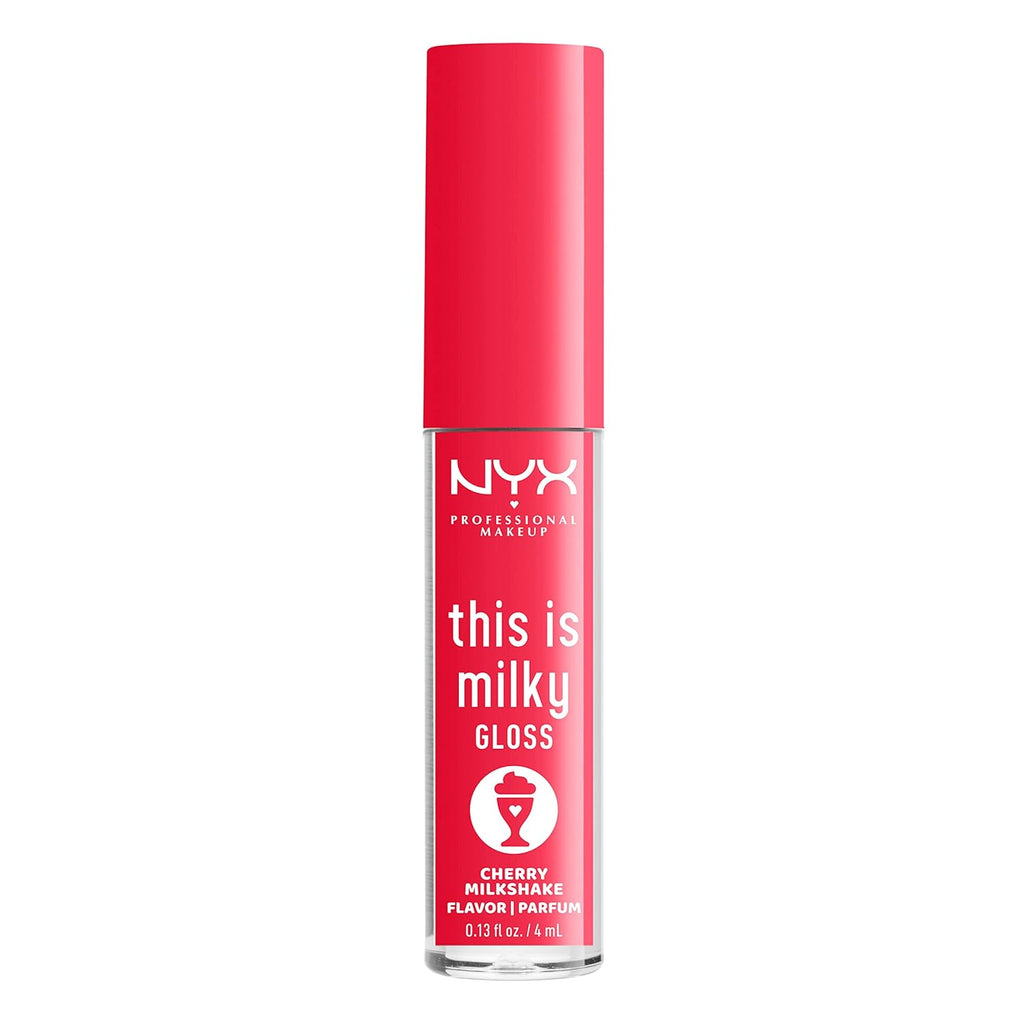 This Is Milky Gloss, Lip Gloss with 12 Hour Hydration, Vegan - Cherry Milkshake (Cherry Pink)