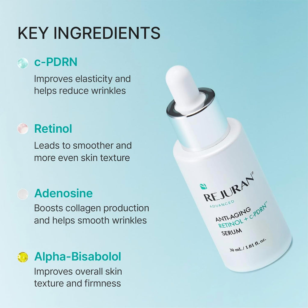 ® Advanced Anti-Aging Retinol + C-Pdrn® Serum - Boosting Facial Serum for Firmness, Radiance and Anti-Wrinkle Care, Clinically Developed (1.01 Fl Oz)
