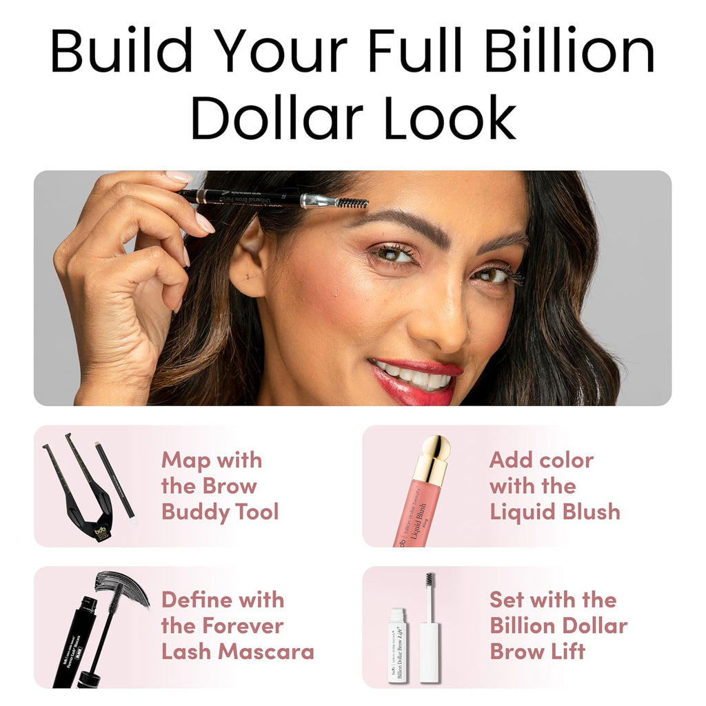 Universal Eyebrow Pencil – Dual-Ended Design with Precision Tip & Spoolie, Matte Finish, Waterproof, Easy to Use, Vegan & Cruelty-Free for Perfectly Defined Brows