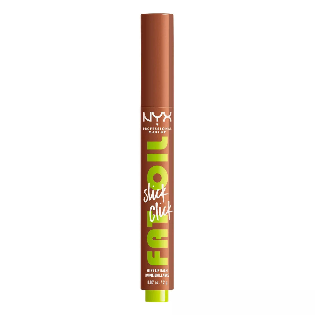 NYX Professional Makeup Fat Oil Slick Click Tinted Lip Balm - 0.07Oz