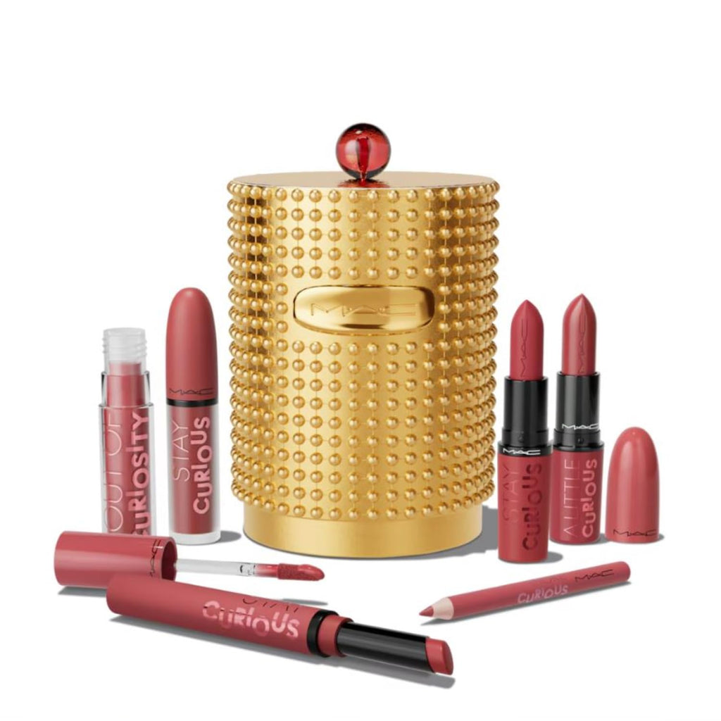 Cosmetics Limited Edition Stay Curious Party Crew Vault - 4 Lipsticks - Lipgloss and Lip Pencil