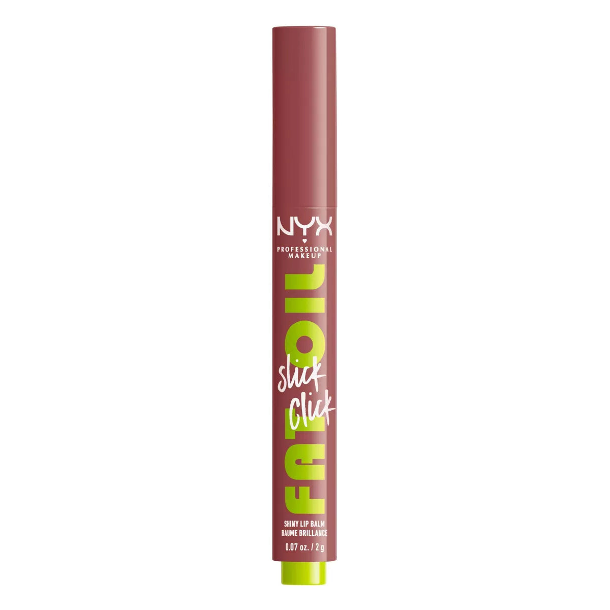 NYX Professional Makeup Fat Oil Slick Click Tinted Lip Balm - 0.07Oz
