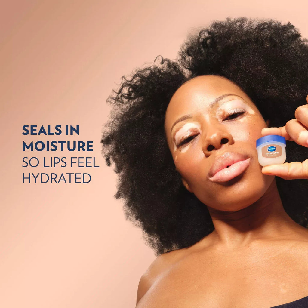Vaseline Lip Therapy Mini Lip Balm - Cocoa Butter - Travel Size - 0.25Oz