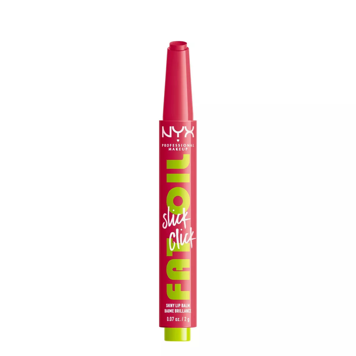 NYX Professional Makeup Fat Oil Slick Click Tinted Lip Balm - 0.07Oz