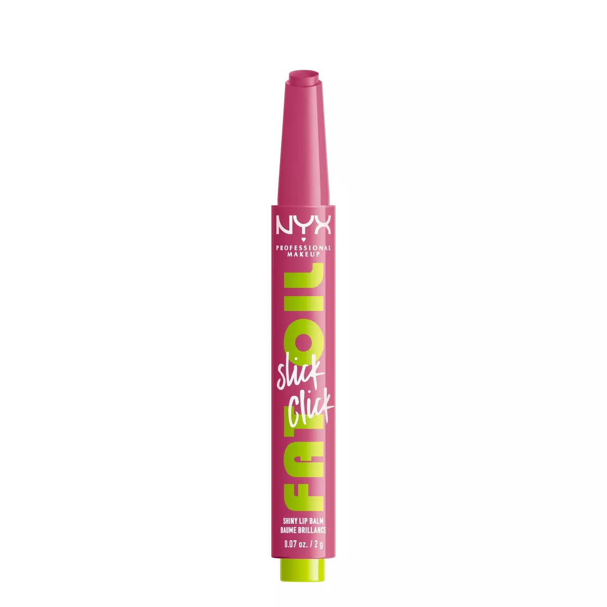 NYX Professional Makeup Fat Oil Slick Click Tinted Lip Balm - 0.07Oz