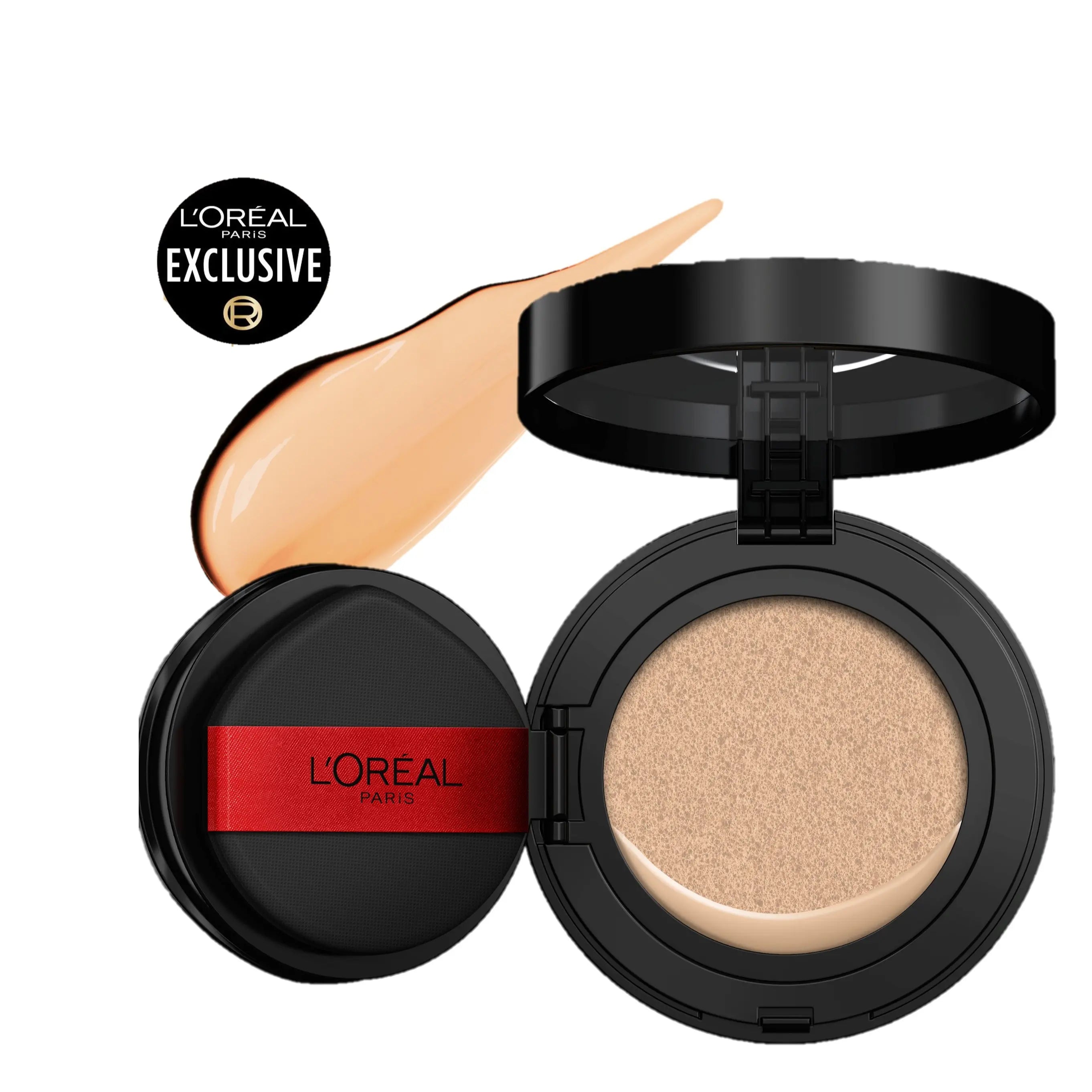 [New & Exclusive]: Infallible Cushion Foundation, Weightless Buildable Coverage, 24H Longwear, Waterproof & Transfer-Resistant, Safe for All Skin Types,L'Oréal Paris