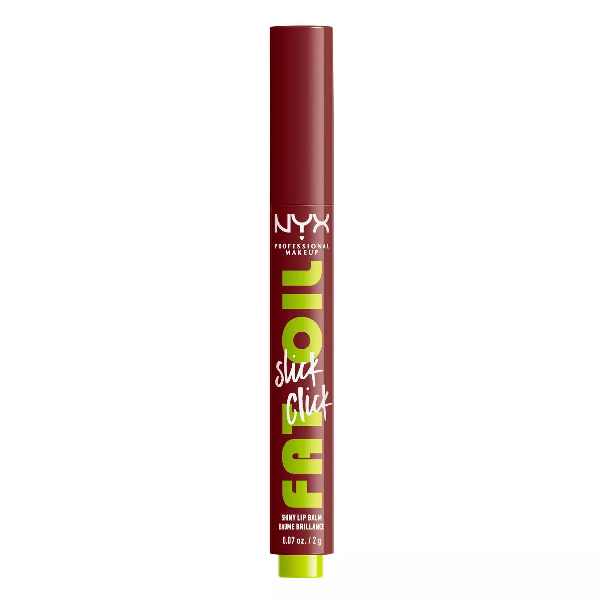 NYX Professional Makeup Fat Oil Slick Click Tinted Lip Balm - 0.07Oz