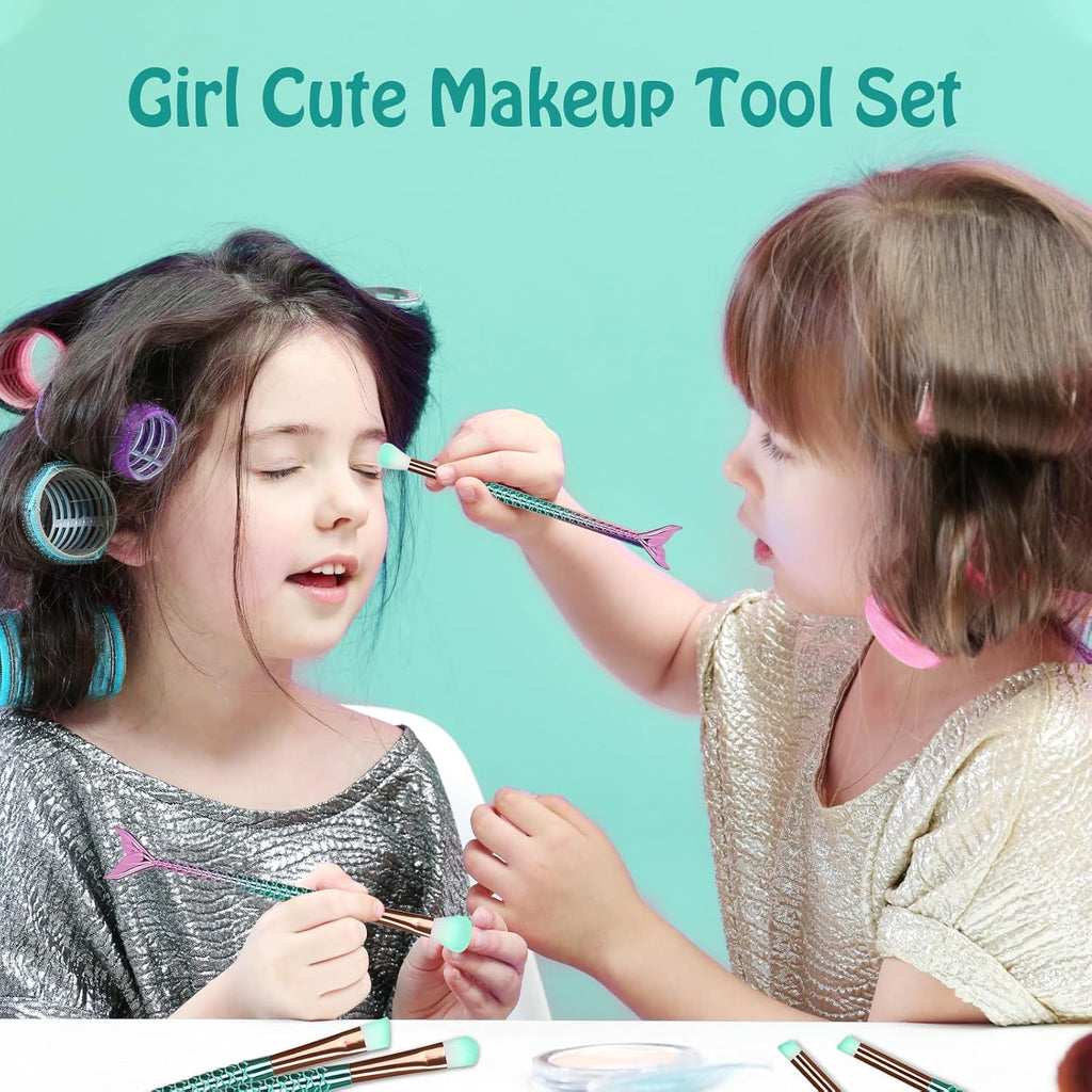 Makeup Brush Set 10Pcs Eye Makeup Brushes, Eyeshadow Concealer Eyeliner Brow Blending Brush Tool
