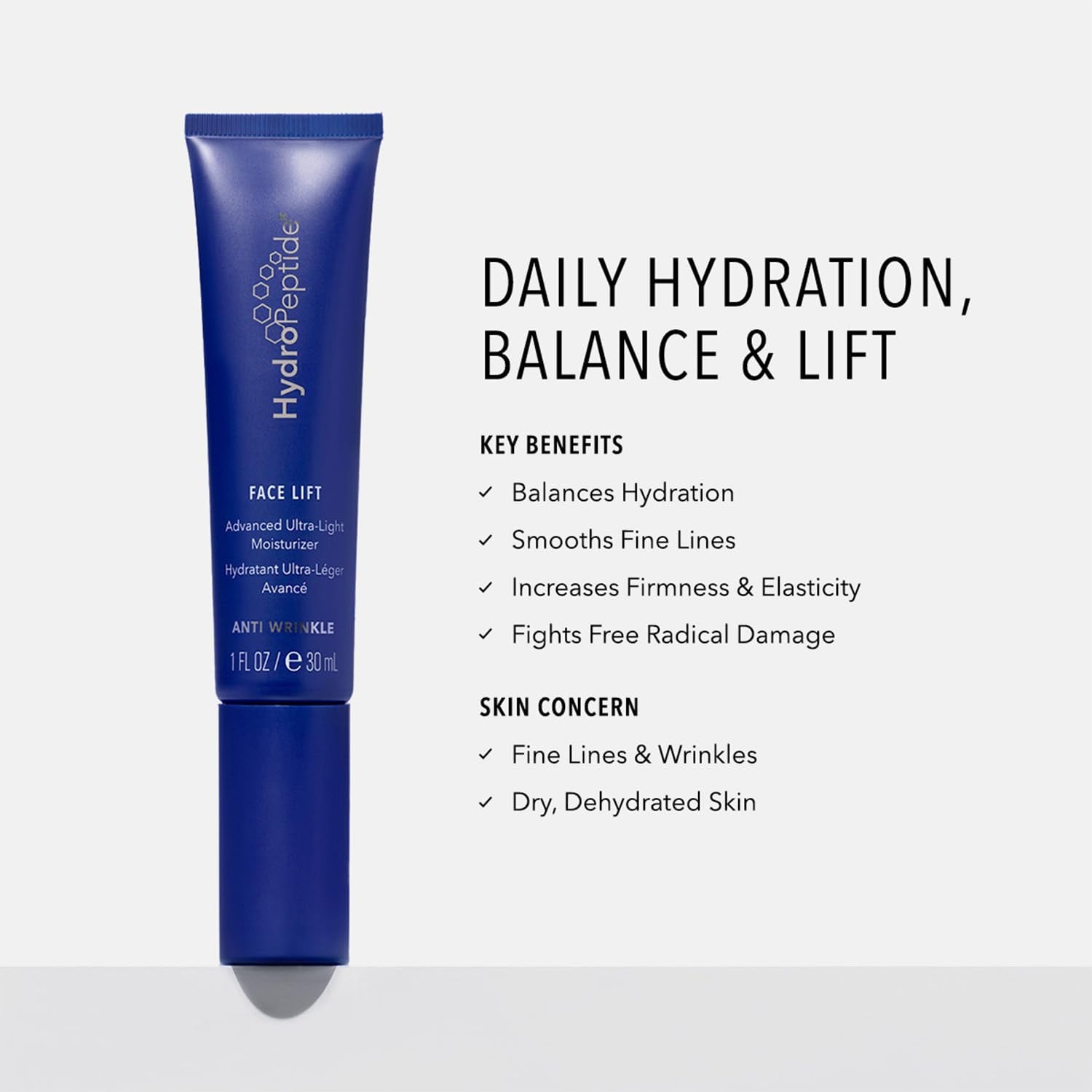 Face Lift Ultra Light Moisturizer and Solar Defense SPF 30 Tinted Sunscreen Bundle, (1 Ounce and 1.7 Ounce)