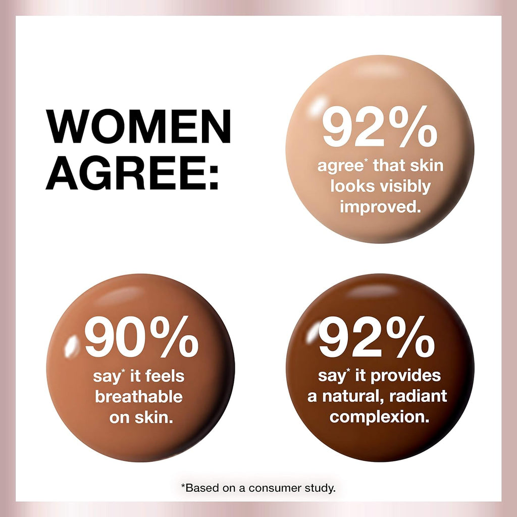 Maybelline Dream Radiant Liquid Medium Coverage Hydrating Makeup, Lightweight Liquid Foundation, Creamy Natural, 1 Count