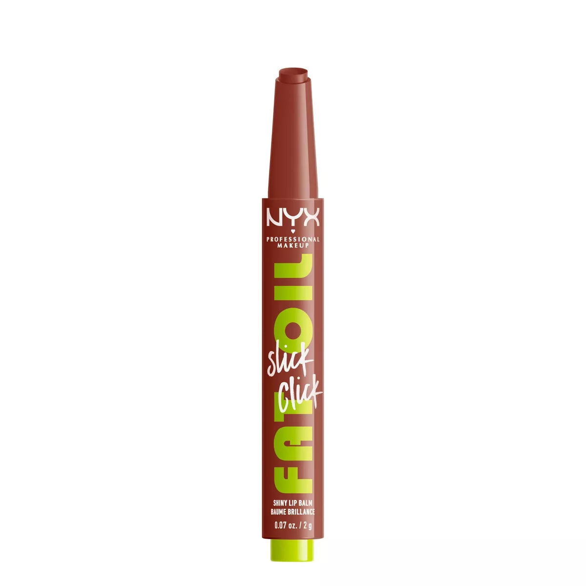 NYX Professional Makeup Fat Oil Slick Click Tinted Lip Balm - 0.07Oz