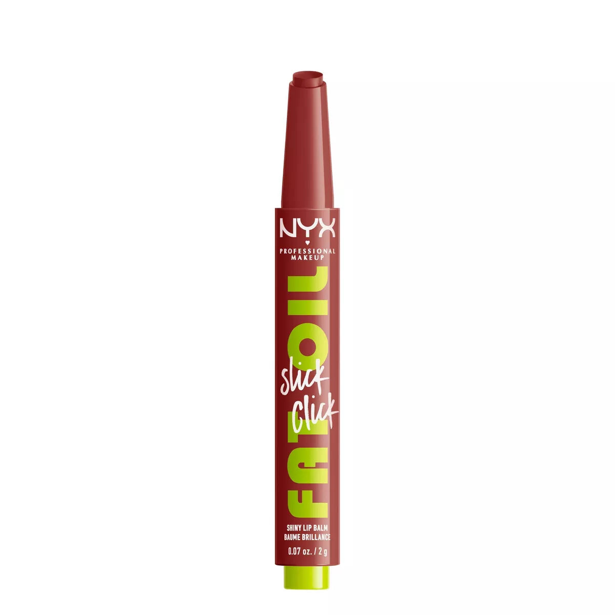 NYX Professional Makeup Fat Oil Slick Click Tinted Lip Balm - 0.07Oz