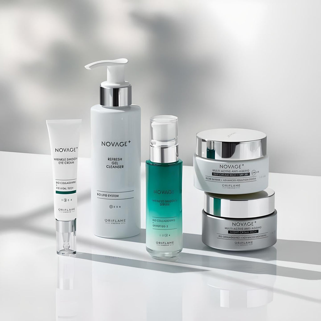 Novage Wrinkle Smooth Anti,Aging Skin Care Set  (SPF15)