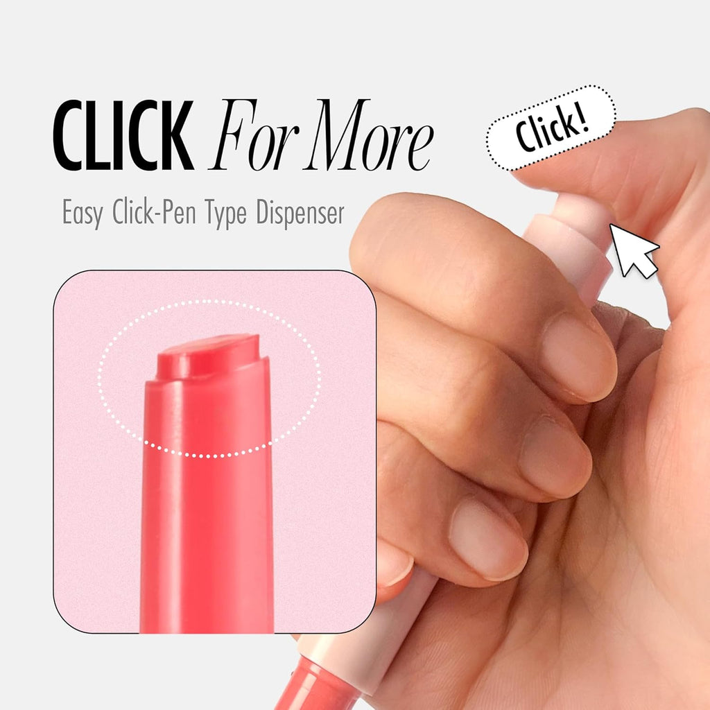 Veganize Collagen Lip Glass Balm | Hydrating Lip Balm in 9 Vibrant Colors | Moisturizing Lip Care Infused with Collagen Jelly Magic | No Animal Trial Lip Balm 0.06 Oz (#7 Pale Petal)