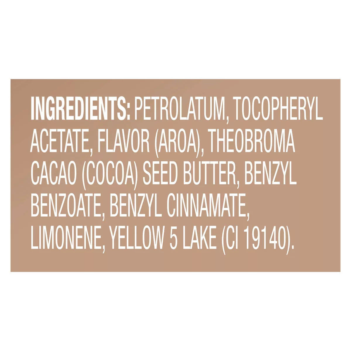 Vaseline Lip Therapy Mini Lip Balm - Cocoa Butter - Travel Size - 0.25Oz