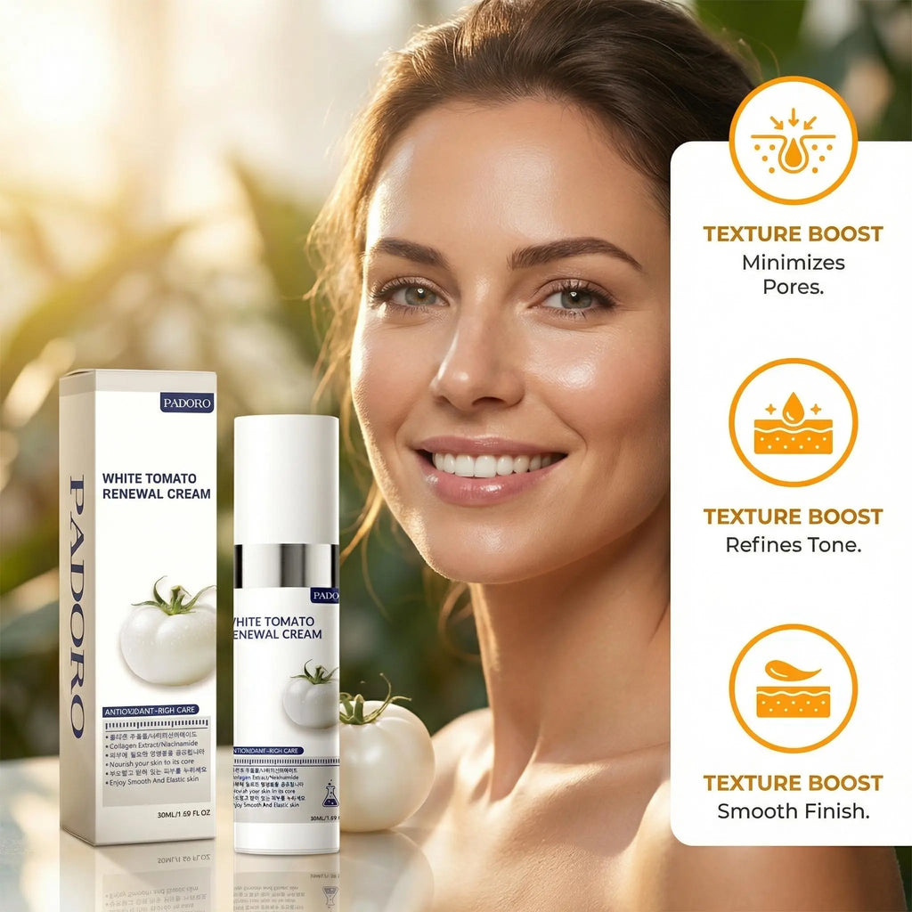 [Padoro]White Tomato Cream / Youthful Formula Ultimate Moisturizing Cream / anti Wrinkle Moisturizer / Collagen, Niacinamide, Centella Asiatica, Hyaluronic Acid / Wrinkles, Skincare Hydrating Daily Moisturizer Moisture Hydrate(50Ml/1.69Fl Oz)