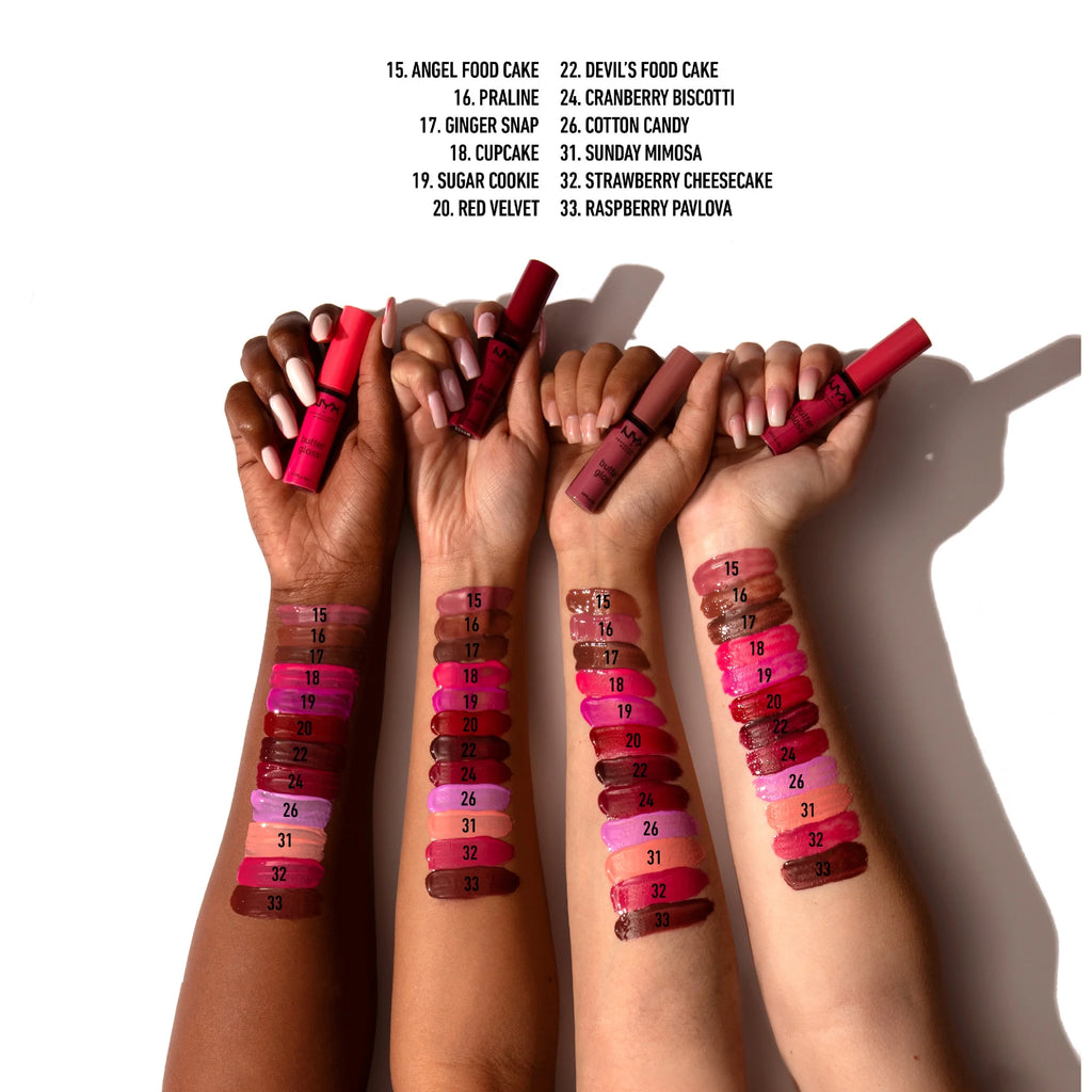 Butter Gloss, Non-Sticky Lip Gloss, Butterscotch, 0.27 Oz