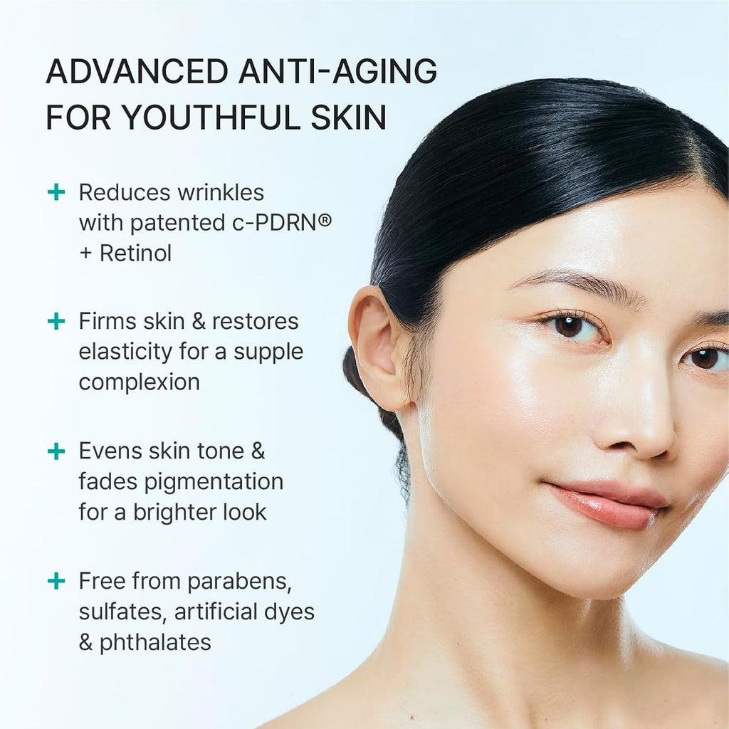 ® Advanced Anti-Aging Retinol + C-Pdrn® Serum - Boosting Facial Serum for Firmness, Radiance and Anti-Wrinkle Care, Clinically Developed (1.01 Fl Oz)